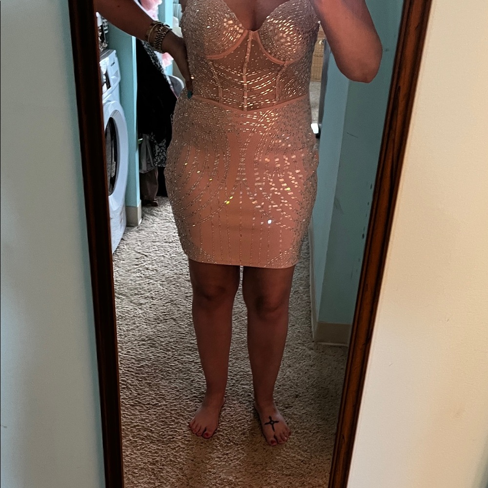 Banjul Sparkling Pink Mini Dress